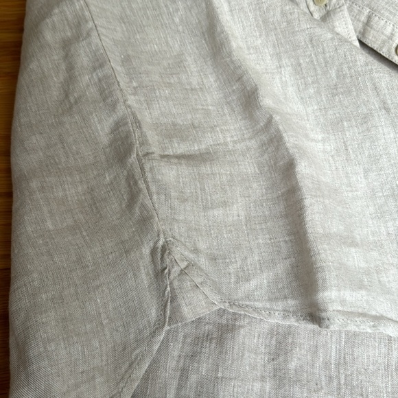 J.CREW BUTTON DOWN LINEN SHIRT, XSP - Picture 7 of 11